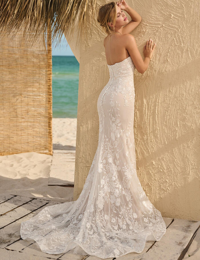 Mermaid lace top gown nelly